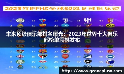 未来顶级俱乐部排名曝光：2023年世界十大俱乐部榜单震撼发布