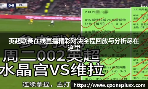 英超联赛在线直播精彩对决全程回放与分析尽在这里