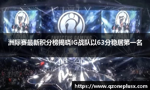 洲际赛最新积分榜揭晓IG战队以63分稳居第一名