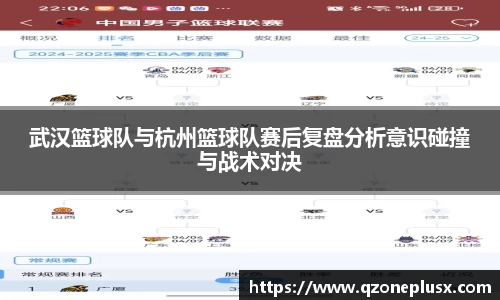 武汉篮球队与杭州篮球队赛后复盘分析意识碰撞与战术对决